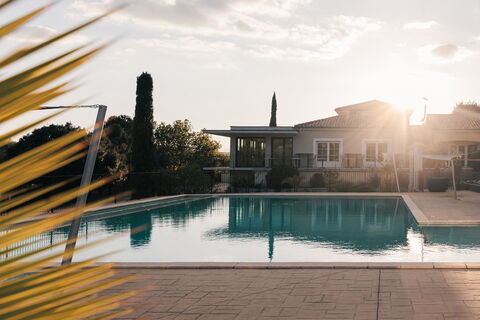 Location de villa avec piscine chauffée